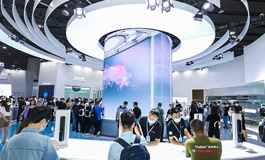 建博會首日Imk体育-MKsports官网3D全息科技展館驚艷亮相，智簡生活，即刻體驗！